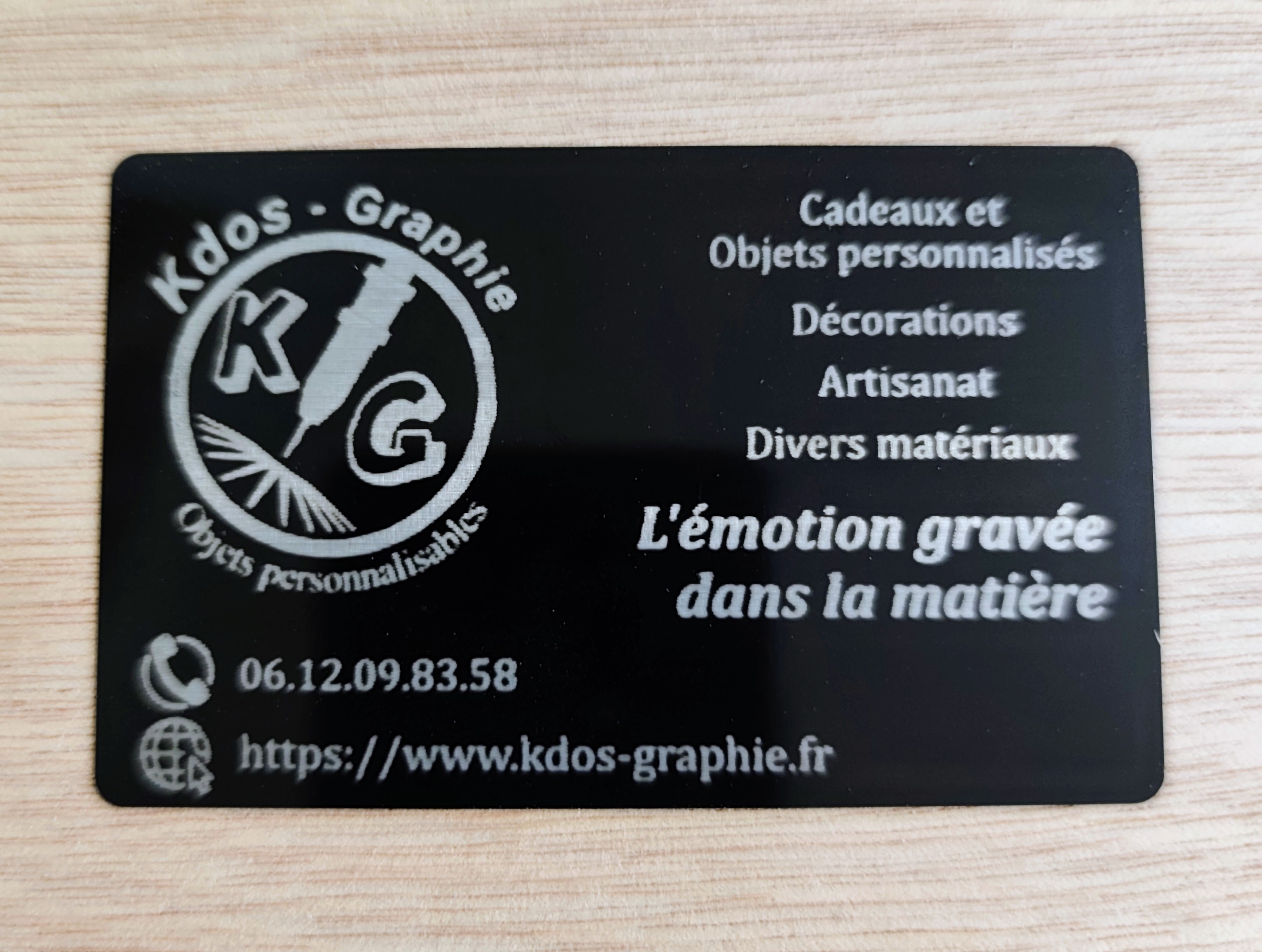Cartes de visite professionnelle