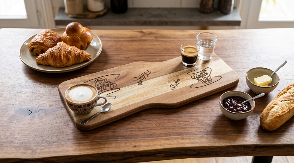 Desserte à café pour deux